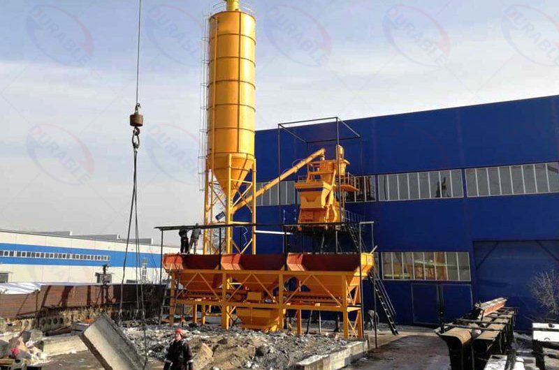Bolted silos for the building materials industry