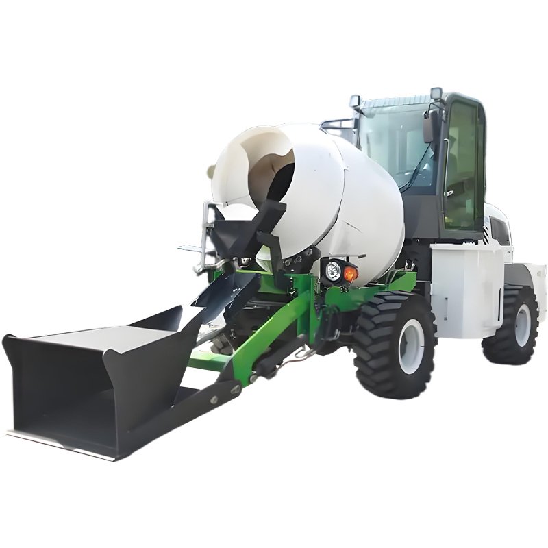 Self-Loading Concrete Mixer