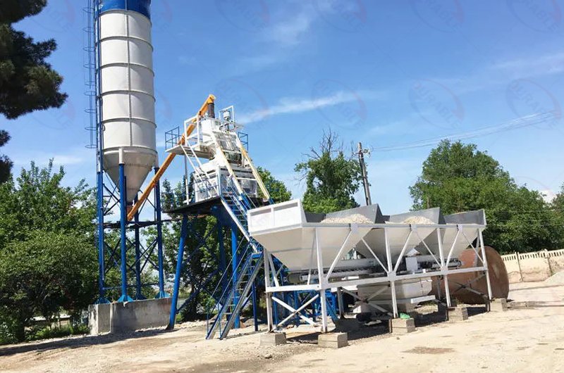Stationary Concrete Batching Plant