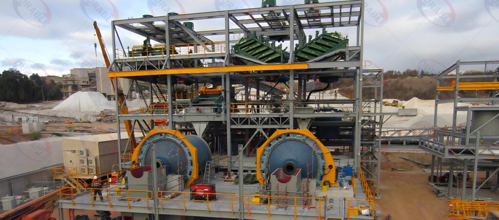 Gold ore processing plant