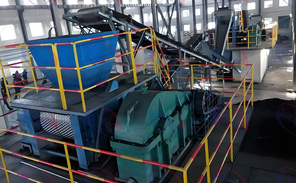 Mineral briquette plant design with roller briquette press machine