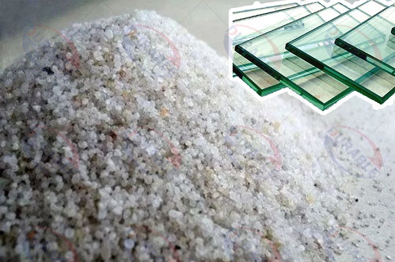 Silica sand for glass making