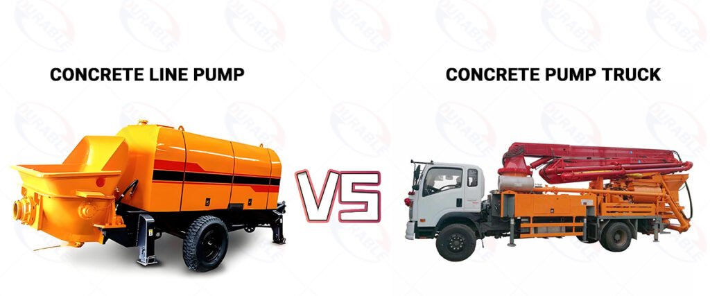 Concrete Pump Truck VS Concrete Line Pump