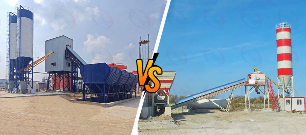 Difference Between Dry And Wet Type Concrete Batching Plant