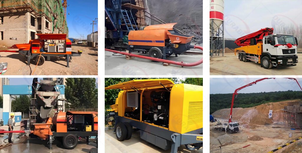 concrete pumping works