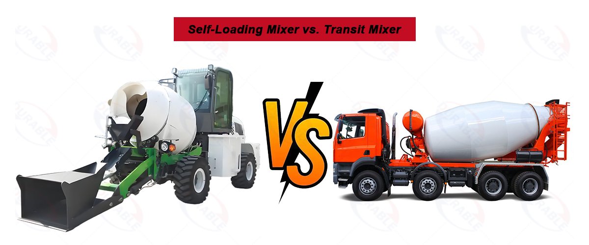 self-loading mixer and a transit mixer