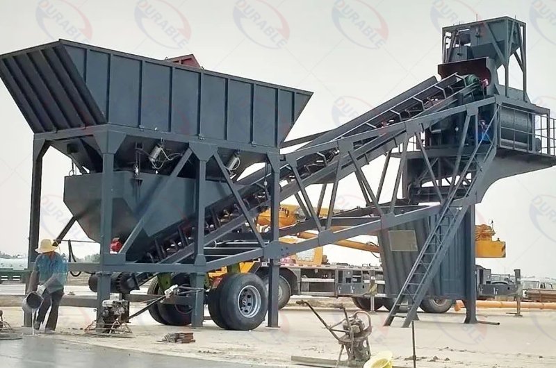 Mobile Concrete Batching Plant