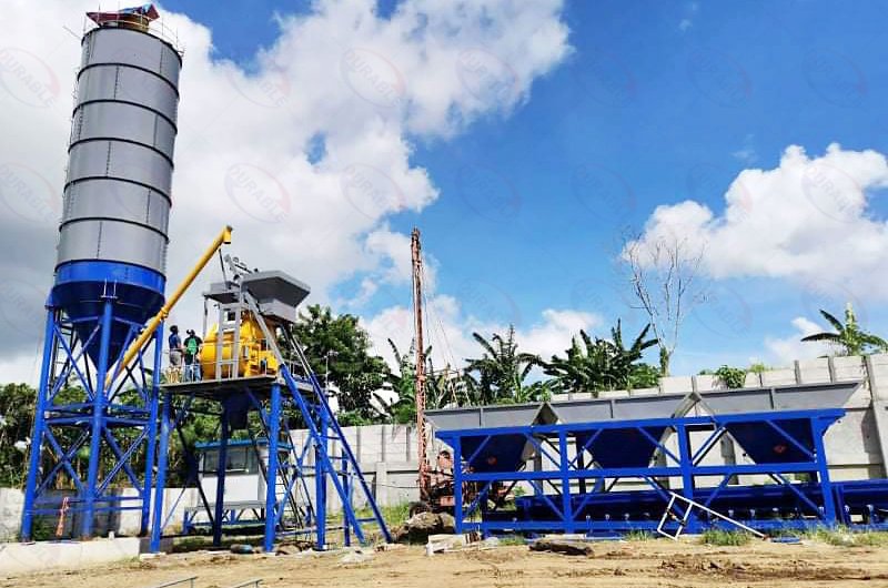 Fixed Wet‑mix Concrete Batching Plant