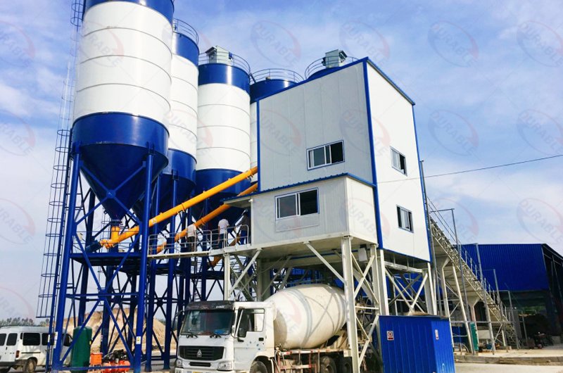 Large-Scale Concrete Mixing Station