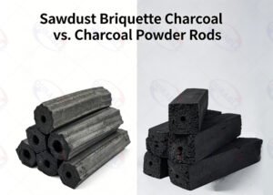 Sawdust Briquette Charcoal vs Charcoal Powder R... Sawdust Briquette Charcoal vs Charcoal Powder R...