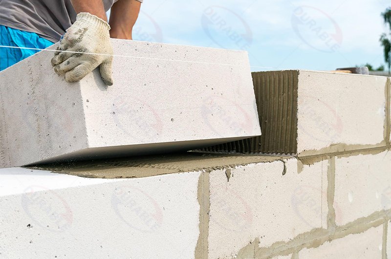 Concrete block construction
