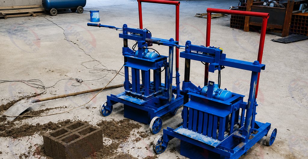 1-Manual Brick Making Machine