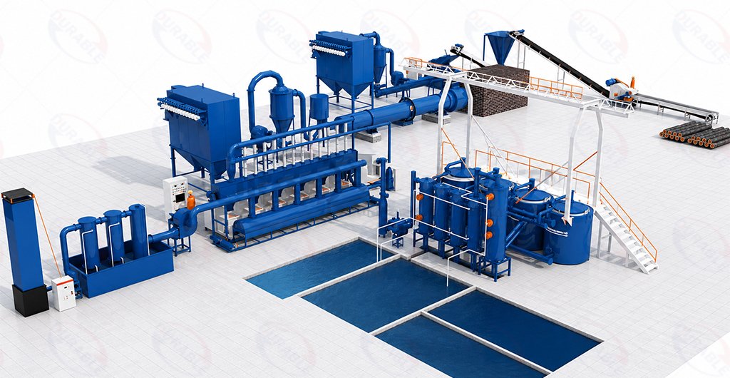 Complete charcoal briquette production line equipment