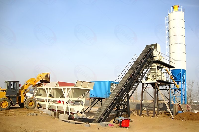 HZS60 Stationary Concrete Batching Plant