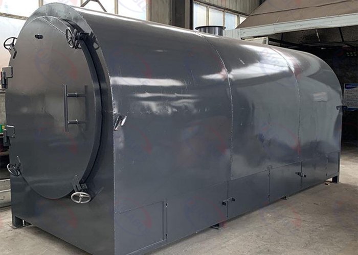 Horizontal Charcoal Carbonization Furnace