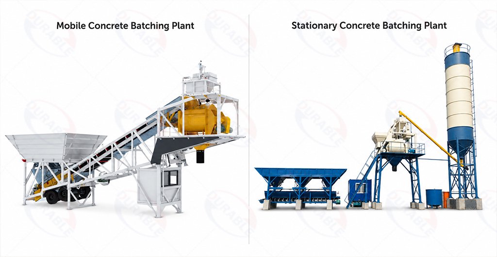 Mobile vs Stationary Concrete Batching Plant