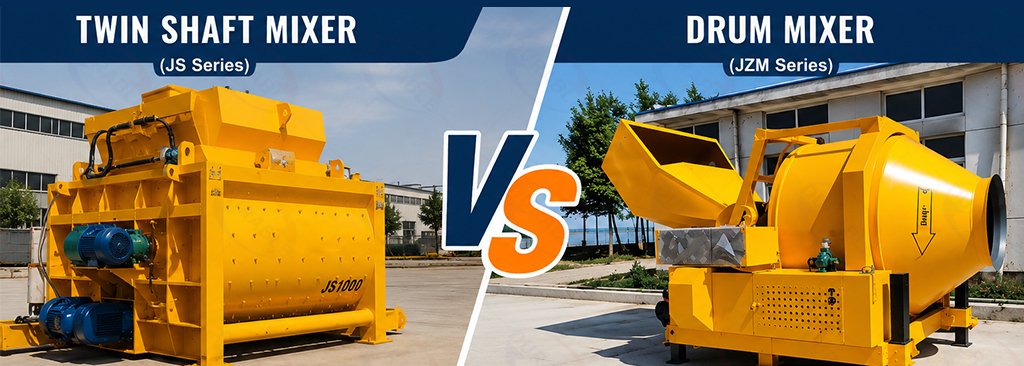 Twin Shaft Mixer vs Drum Mixer