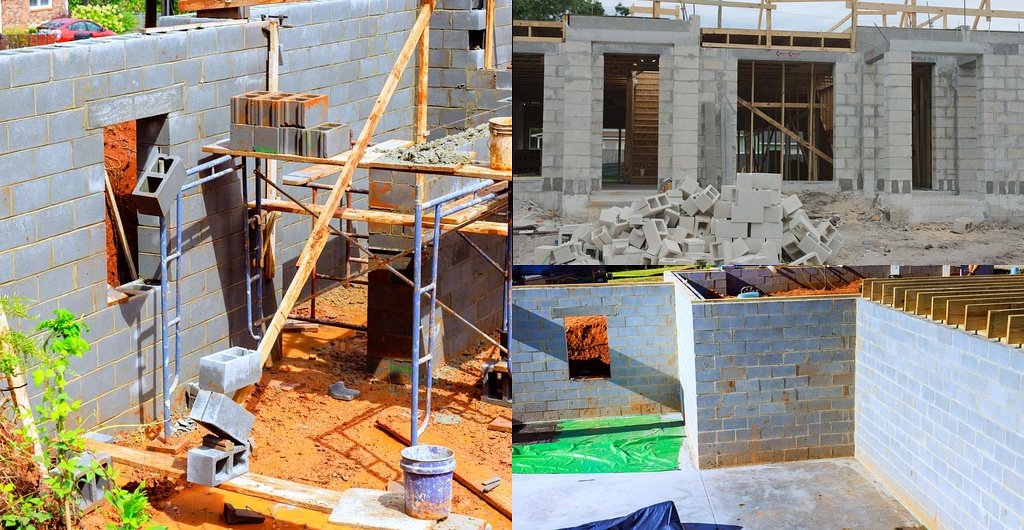 housing-construction-project-using-concrete-blocks-collage