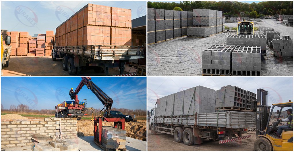 Brick transportation and delivery logistics