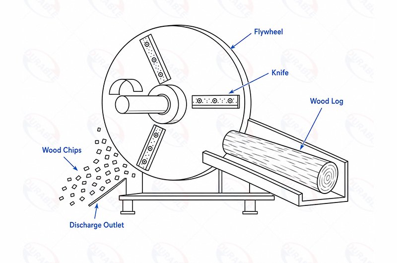Disc Chipper Structure