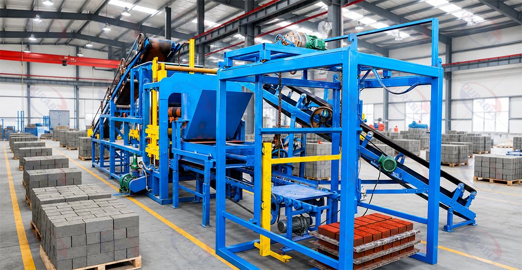 Fully automatic block production line