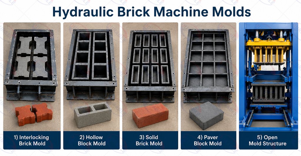Hydraulic Brick Machine Molds