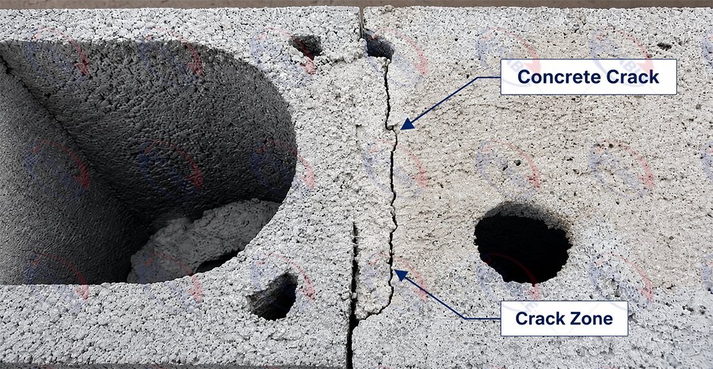 Common reasons concrete blocks crack during production