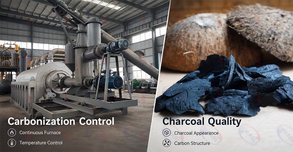 Factors affecting charcoal quality beyond carbonization temperature